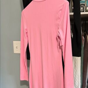 Elegant Pink Long Sleeve Women's Top